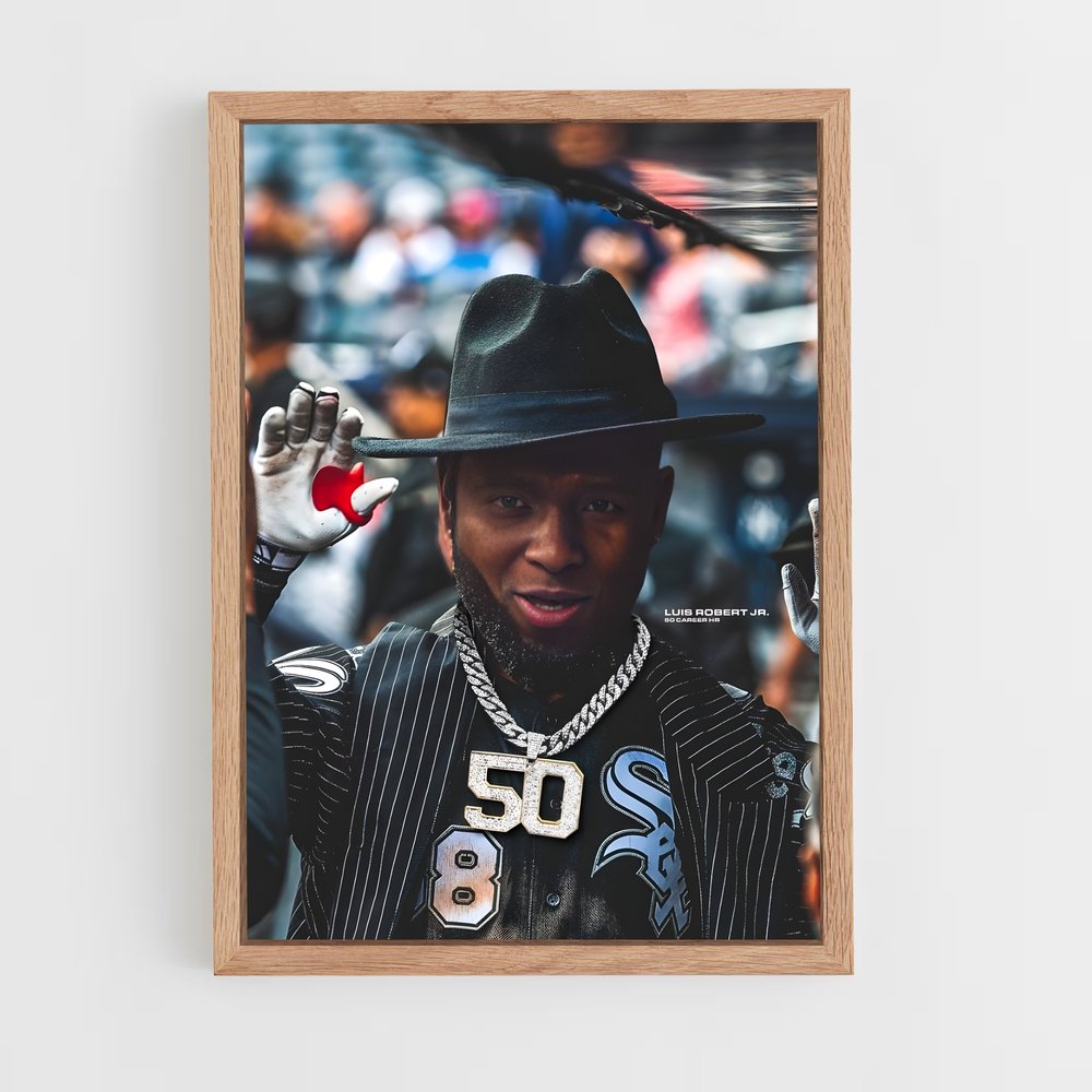 Poster Luis de robert – affiche Baseball (vue 4)